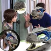 Maschera di dinosauro 3D Giochi di ruolo Puntelli Performance Copricapo Jurassic World Raptor Dinosaur Dino Festival Regali di carnevale RRA789