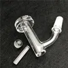 16mm 2.5mm Quartz Control Tower Banger Clou à fumer avec dessus biseauté entièrement soudé 35mm d'épaisseur Bas Pilier Ball Carb Cap Domeless Deep Bucket Bangers