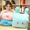 Pillow Creative Geometric Ainamal Plush Hand Warmmer Animal Shaped Stuffed Toys Chair Home Decor Girl Gifts