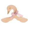 Hängare barn baby djur kartong svan träkläder hänger rack hemrum barnkammare hög kvalitet