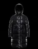 men's Medium and long-term Down Puffer Jacket 2022 Fashion Hooded Casual Warm Black Parkas Female mid length Coat Winter Jaqueta Feminina Outerwear