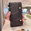 Fashion Designer Wallets Phone Cases for iphone 13 12 11 pro max X Xs XR Xsmax High Quality Embossed Lychee Leather Card Holder Po295s