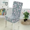 Chair Covers Pastoral Floral Printing Removable Stretch Elastic Slipcovers Weddings Seat Case Banquet El Dining Coveri