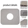 Bath Accessory Set Kitchen Sink Protector Mat Folding Non-slip Mats Faucet Absorbent Heat Resistant Drain Pad For Bottom Of