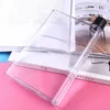 Water Bottles 350-420ML Flat Plastic Drinking Cup Bottle Portable Travel Paper Pad Drinks Kettle Notebook For Camping