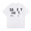 Impressão Moda Moletons Masculino Camisetas Verão Tees Designer Galleryys Depts Camisa Alfabeto Tendência Tendência Básica Moda Casual Solta T-shirt Curta Meio S CJWG