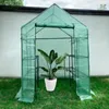 Mini serra walk-in esterno interno outdoor 2 ripiani di giardinaggio portatile serra per piante erbe fiori calda hot house