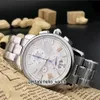 4810 Series Big Date U0114856 White Dial Japan Quartz Chronogrph Mens Watch Stage Stal Stael Pandwatch Gents Nowe zegarki223l