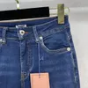 Дизайнерские джинсы 2023 Новый весенний летний дизайнер модельер скинни брюки и тот же стиль роскошный женский P1NG