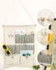 Storage Bags Wall Mounted Wardrobe Organizer Hanging Bag Behind The Door Bedside Pocket Sundries