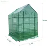 Mini Walking-In-in Indoor Outdoor 2 Tier 8 REFS Portable Gardening Gronehouse Growing Grating Herbs Flowers House House