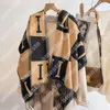 Kvinnor Cashmere Scarf Designer Scarves Winter Men Soft Thick Shawl Scarfs Luxury Letter Scarf Ladies Fashion Long Wraps