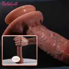 Beauty Items Neues Hautgefühl, riesiger realistischer Dildo, Silikon-Penis, weich und flexibel, mit Saugnapf für Frauen, Masturbation, Lesben, sexy Spielzeug