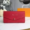 Bolsas de bolsa da carteira de grife feminino sarah bolsa de moeda dupla hasp carteiras de carteira dobr￡vel titular de passaporte women women key bolsa gr￡tis navio gr￡tis