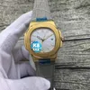 Orologi orologio da uomo cinturino in pelle cassa in acciaio inossidabile bottoni a farfalla intagliati tuo 2813 movimento meccanico automatico movem275i