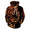 Sweat ￠ capuche 3D Tiger Print 3D Tiger Imprime