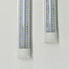 T8 Rurki LED w kształcie litery V 8 stóp 100W AC85-265V Zintegrowane światło PF0.95 SMD2835 2,4M 5000K 5500K 8 Fluorescencyjne lampy 8 '8 stóp Liniowe żarówki Akcesoria V Optora kształtu