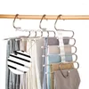 Cintres 5 en 1 Hangage de rack de pant