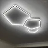 Plafoniere Nordic Minimalista Creativo Poligono irregolare Lampade a Led Lampadario Soggiorno Sala da pranzo Camera da letto Decorazioni per la casa Lampada