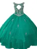 Girl Dresses 2022 Luxury Beaded Floor Length Flower Pageant Gowns With Handmade Children Bridesmaid Birthday Dance Ball