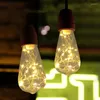 Lâmpada de arame de cobre st64 iluminação colorida quente 220V Edison String Decoração de férias leve lâmpada