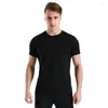 Heren t shirts 2022 lente en zomer t-shirt snel drogende ademende lopende sporten casual kleding oversized shirt