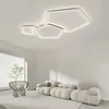 Ceiling Lights Nordic Minimalist Creative Irregular Polygon Led Lamps Chandelier Living Dining Room Bedroom Home Decor Light Fixture