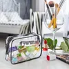 Storage Boxes 18pcs Waterproof Bag With Zipper Transparent Travel Makeup Cosmetic For Traveling Business Trip Home