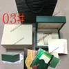 3 estilos, la más nueva calidad, verde oscuro, Original, caja de reloj Woody, papeles, cajas de relojes, papeles, Gift285Z