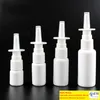 Plastic Nasal Spray Bottle with Pump Sprayer PE Spray Bottle Refillable