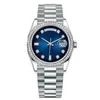 Mode Automatisk Mekanisk Damklocka Diamond Bezel Dam Datejust Klockor Jubilee Rostfritt Stål Dam Armbandsur Mode Dam Armbandsur