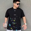 T-shirts Angeles Dept t Current Los Fashion Galleryys Letter Sweatshirts Speckle Men's Shirt Hand Painted Short Sleeve Men and Women Tees 2023 Summer SUY2