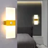 Lampada da parete 12W 18W LED con luce radar Sensore di movimento Camera da letto interna Soggiorno Portico Illuminazione in alluminio