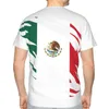 Herr t-skjortor promo baseball stiliserad flagga av mexico t-shirt vintage skjorta tryck roligt skämt r333 toppar tees europeisk storlek