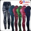 Women's Leggings Women High Waist Seamless BuLifting Leggins Push Up Pants Faux Jeans Denim Sport Female Skinny Pencil