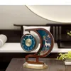 Table Clocks Solid Wood Clock Creative Ornaments Pendulum Quartz Classical Atmosphere Desk