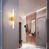 Wandlampen Noordelijke LED -lamp Goud Zwart licht Decor voor thuisslaapkamer Woonkamer Oppervlak gemonteerd SCONCE -verlichtingsarmatuur