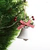 Decorazioni natalizie Ornamenti a campana 2022 Albero di Natale appeso Jingle Bells per artigianato Bomboniere per feste Forniture Navidad