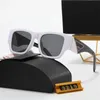 P Gafas de sol de diseñador Gafas Classic Goggle Men Womens Beach Sun Gafas Fashion Fashion Fronthambral con Box264z
