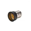 Lamphållare 1 st E14 till E12 Plast LED -hållare Converter Socket Conversion Lamplampan Bastypadapter 27 mm H x 19 diameter