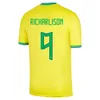 VINI JR BRUNO G. 22 23 futbol formaları Camiseta de futbol PAQUETA BREZİLYA RICHARLISON futbol forması İSA RAPHINHA RODRYGO brasil 2022 erkek kadın çocuk kiti seti çorap