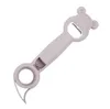 4 In 1 Multi-purpose Bottle Openers Bear Shape Manual Lid Remover Beer Corkscrew Funny Can Jars Openers Kitchen Accessories SN588