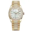 Mira President Diamond Women Relojes de acero inoxidable Regalo mec￡nico de mu￱eca autom￡tica para mujer