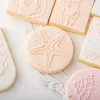 Bakvormen Fondant Cookie Summer Girl Stamp Embosser Cutter Diy Acryl Sugar Craft Embosed Mold Decoration Tools