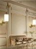 Lâmpadas de parede Luxo de luxo moderno lâmpada e27 fonte de luz Scone para a sala de estar Luzes noturnas LED LED Decor