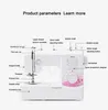 Multi-Function Sewing Machine Portable Handy Presser Start Button Electric With Pedal Table Household Multifunctional 27 Stitches Fast Threading Device