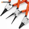 1pc Heavy Duty Circlip Pliers Kit Outside Inside 7" 9" Right Angled Beak Portable Multifunctional Snap Ring