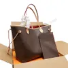 Projektantki torebki luksusowe kobiety 2PCS Ustaw torebki torebki o dużej pojemności przebarwienia torba na zakupy moda 8 Color307Q