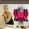 Badaccessoire set make -up borstelhouder badkamer muur gemonteerd cosmetische organizer tandenborstel siliconen rek