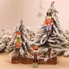 Weihnachtsdekorationen, 9 Stück/Set, Nussknacker, Holzschild, Baumdekoration, Soldat, Fenster, Jahresanhänger